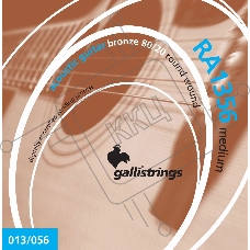 Комплект струн GALLI STRINGS [RA1356] для акустической гитары, размер 13-56