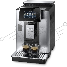 Кофемашина автоматическая DeLonghi ECAM610.75.MB черный/серебристый, исп. кофе - молотый/зерновой, 2.2 л, 1450 Вт, 19 Бар