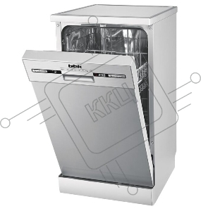 Посудомоечная машина BBK 45-DW119D серебро