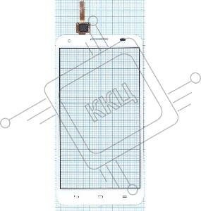 Сенсорное стекло (тачскрин) для Huawei Honor 3X (G750), белое