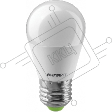 Лампа светодиодная OLL-G45-6-230-4K-E27 | 71646 | ОНЛАЙТ