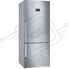 Холодильник Bosch KGN76CI30U серебристый двухкамерный 406/115л морозилка снизу, No Frost