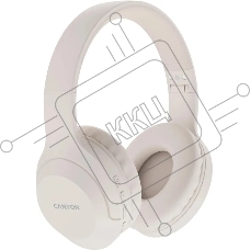 Гарнитура Canyon BTHS-3 бежевый, беспроводная + проводная, Bluetooth