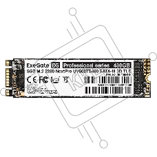 Накопитель SSD ExeGate NextPro UV500TS480, 480Gb, M.2 2280, SATA III, R/W 568/499