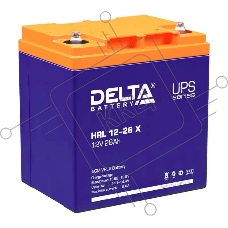 Аккумуляторная батарея Delta HRL 12-26 X напряжение 12В, емкость 28Ач (165х125х175mm)