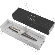 Ручка шариковая Parker Jotter Grey Core GT (2213723) M, синие чернила, подарочная коробка