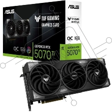 Видеокарта ASUS TUF-RTX5070TI-O16G-GAMING RTX 5070TI,HDMI*2,DP*3,16G,D7
