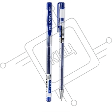Ручка гелевая Deli EveryU EG82-BL прозрачный, d=0.7мм, синие чернила, 1 стержень, круглая