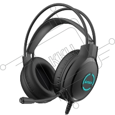 Гарнитура A4Tech Fstyler FH300U чёрный, проводная, USB, подсветка