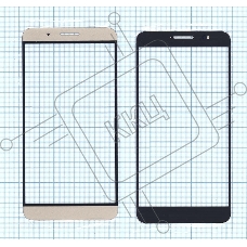 Стекло для Huawei ShotX / Honor 7i золотое