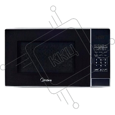Микроволновая печь Midea EG720CR1-S черный, 20 л, 700 Вт, переключатели - сенсор