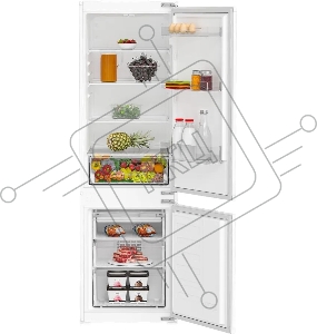 Холодильник встраиваемый Indesit IBH 18 2-хкамерн. белый (869891700020)