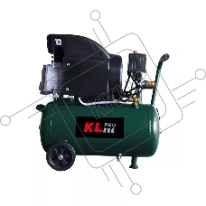 Профессиональный воздушный компрессор KLPRO KLK25 (сеть, 1,5Квт, 8 бар, 210л/мин, емкость 24л)