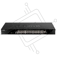 Коммутатор D-Link DGS-1520-28/A1A, 24×1 Гбит/с + 2×10 Гбит/с Base-T + 2×10 Гбит/с SFP+, управляемый
