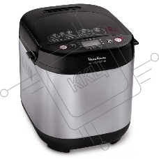 Хлебопечка Moulinex OW240E30 серебристый/черный, 650 Вт, 1.0 кг, 20 программ