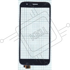 Сенсорное стекло (тачскрин) для Huawei G7 Plus, черное