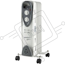 Масляный обогреватель Engy EN-2205 Modern (5 секций) белый, 1000 Вт, 10 м2, термостат