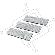 Скоба PNS 90/40S для пневмостеплера ANG 210R, узкая, тип 90 (18GA), длина 40 мм, ширина 5,7 мм, сечение 1,25х1мм, сталь, 5000 шт.