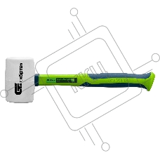 Киянка резиновая Сибртех 680 г, белая резина, фибергласовая рукоятка