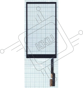 Сенсорное стекло (тачскрин) для HTC One M9+, черное