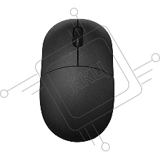 Мышь проводная Qumo Simple Office M92 черный, 1000 dpi, USB, кнопки - 3
