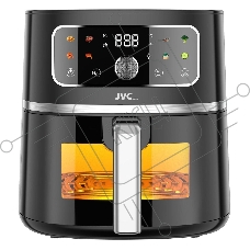 Аэрогриль JVC JK-MB058 черный, 1750 Вт, 7 л, механическое управление, 8 программ