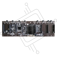 Материнская плата с ЦПУ AFOX AFHM65-ETH8EX, Intel Celeron 847, Intel HM65, 1xDDR3L, 1xSATA, 1xmini-SATA, 8xPCIe 2.0 x16, 1xHDMI, 1x 100Mb LAN, 4xUSB 2.0, проприетарный.