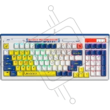Клавиатура A4Tech Bloody B950 проводная USB синий/белый