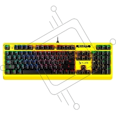 Клавиатура проводная A4Tech Bloody B810RC Punk USB желтый/черный