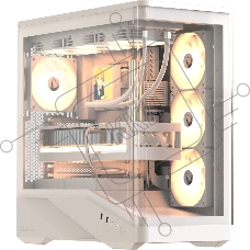Компьютерный корпус Formula V Line Crystal U9 PA White, ATX, TYPE-C*1, USB3.0*2, Curved Glass, SIDE 3x PERFORMANCE ARGB, REAR 1x PERFORMANCE ARGB