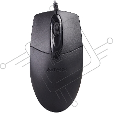 Мышь проводная A4Tech OP-720S черный, 1200 dpi, USB, кнопки - 3
