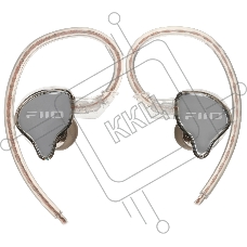 Гарнитура внутриканальные Fiio JD10 Type C 1.2м прозрачный/черный проводные крепление за ухом (80004221)