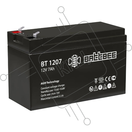 Батарея BattBee (Delta) BT 1207 (807280)