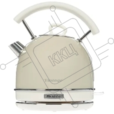 Чайник электрический Ariete Vintage 2877/03. Мощность 2000 Вт, объем 1.7 л, бежевый (6/48)