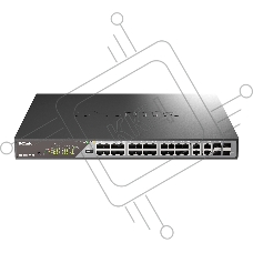 Коммутатор D-Link DSS-200G-28MPP/A1A, 24×1 Гбит/с + 4×1 Гбит/с Combo, настраиваемый