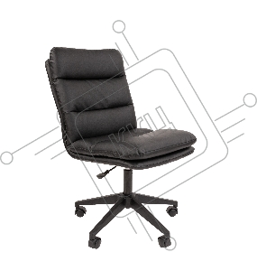 Офисное кресло Chairman 919 черное (экокожа, газпатрон, ролики)