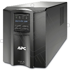 Источник бесперебойного питания APC Smart-UPS 1000VA/700W, Line-Interactive, LCD, Out: 220-240V 8xC13 (4-Switched), SmartSlot, USB, SmartConnect, черный, 1 year warranty (REP: SMT1000I)