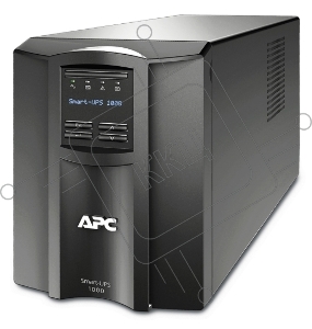 Источник бесперебойного питания APC Smart-UPS 1000VA/700W, Line-Interactive, LCD, Out: 220-240V 8xC13 (4-Switched), SmartSlot, USB, SmartConnect, Black, 1 year warranty (REP: SMT1000I)