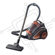 Пылесос циклонного типа Endever SkyClean VC-650, оранжевый/серый, мощность 2400 Вт