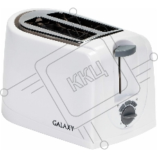 Тостер Galaxy GL 2906, белый, пластик, 850 Вт