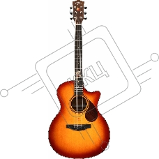 Акустическая гитара Kepma F0PRO-BS цвет Cherry Burst