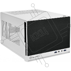 Компьютерный корпус Silverstone Sugo [SST-SG13WB-Q], mini-ITX, без БП ( ATX )черно-белый, передняя панель из пластика