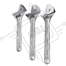 Набор разводных гаечных ключей Deli DL006A-3 3 шт 6