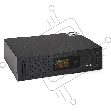 Источник бесперебойного питания ExeGate ServerRM UNL-3000.LCD.AVR.2SH.3C13.USB.3U 3000VA/1800W, Color LCD, AVR, 2*Schuko+3*C13, USB, 3U, установка в стойку, черный