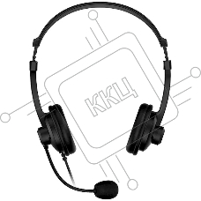 Гарнитура Genius HS-230U чёрный, проводная, USB