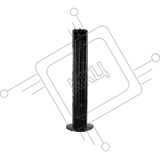 Вентилятор Energy EN-1618 TOWER чёрный, напольный, 40 Вт, 3 скорости, колонный