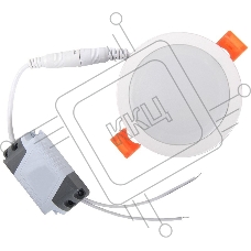 Св-к встраиваемый с подсветкой круг 7Вт 4500К 85мм белый IP40 General GLP-DECO-R2-7BT-IP40-4-W