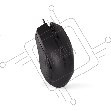 Мышь проводная A4Tech OP-760 черный, 1200 dpi, USB, кнопки - 3