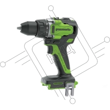 Дрель-шуруповерт аккумуляторная Greenworks GD24DD90 24V, 90 Нм, бесщеточная, 45/90Нм,2х4Ач,ЗУ,кор 3707507CUD