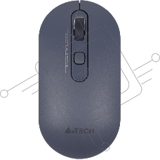 Мышь беспроводная A4Tech Fstyler FG20 пепельный/синий, 2000 dpi, радиоканал, USB, кнопки - 4
